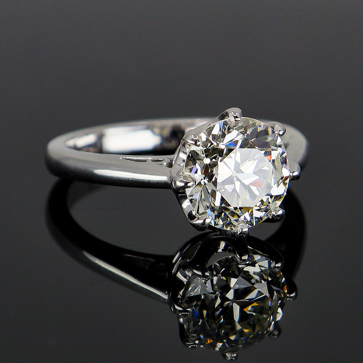 Pre-Owned Platinum 2.51ct Diamond Solitaire Ring