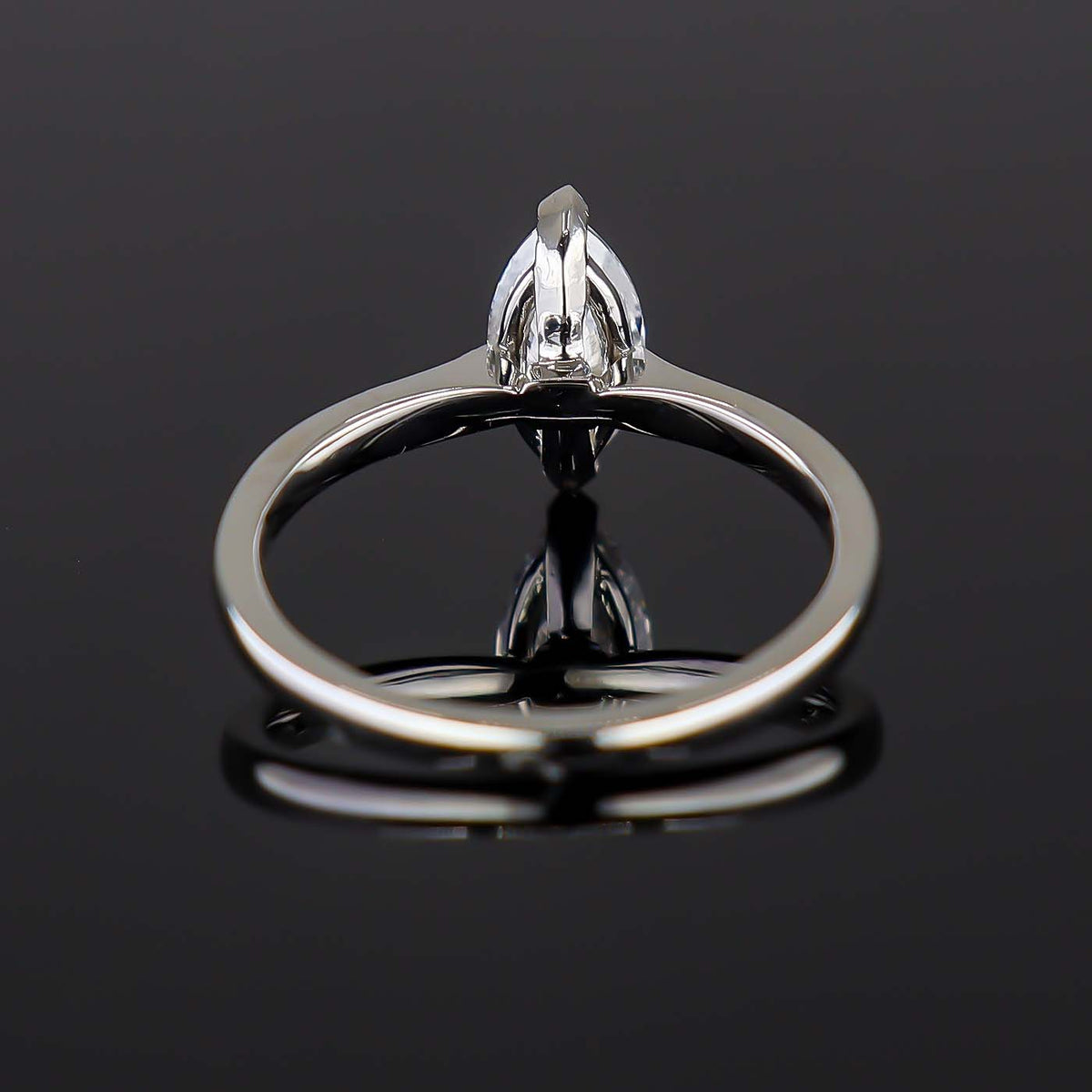 Pre-Owned Platinum Marquise Diamond Solitaire Ring