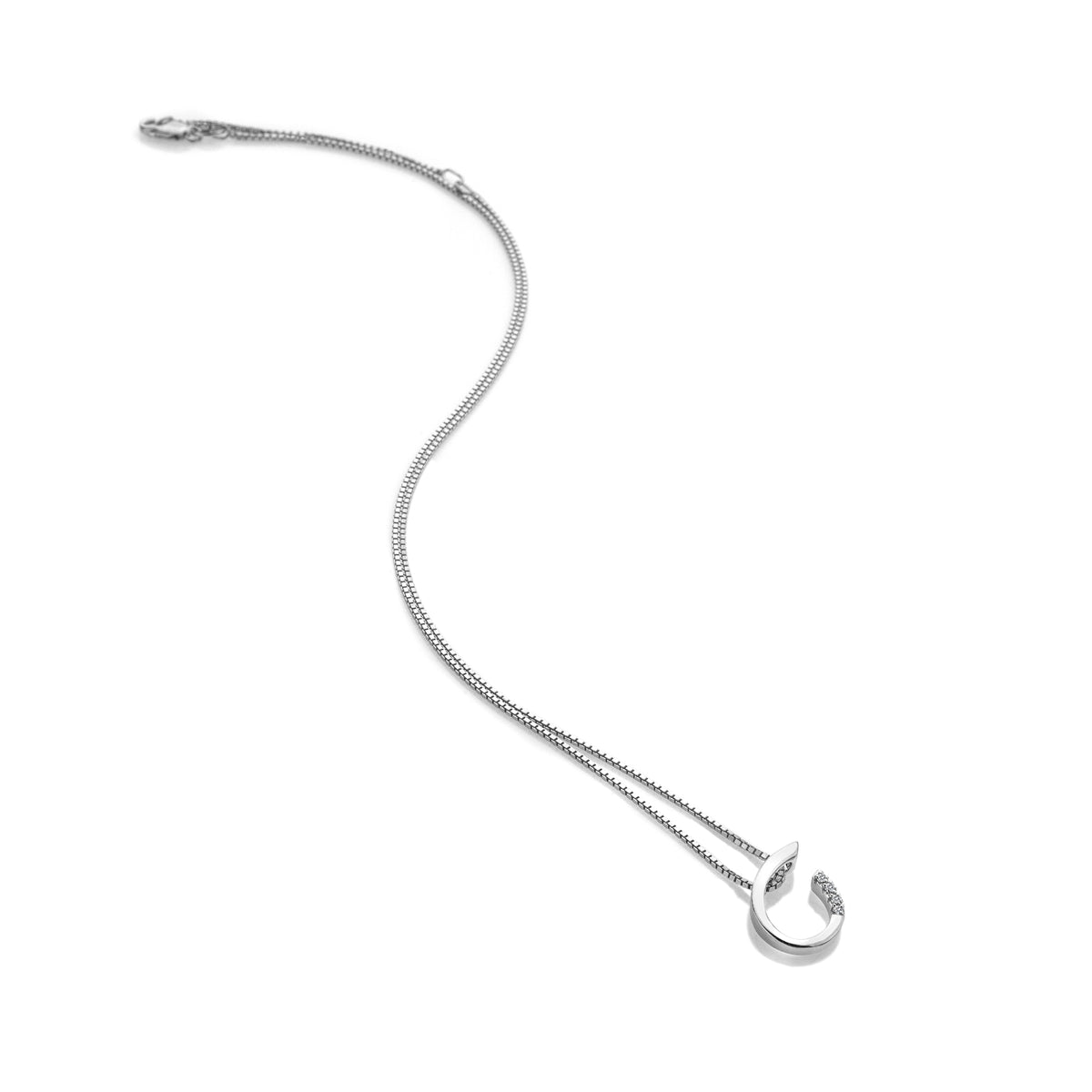 Hot Diamonds Sterling Silver Teardrop Pendant & Chain