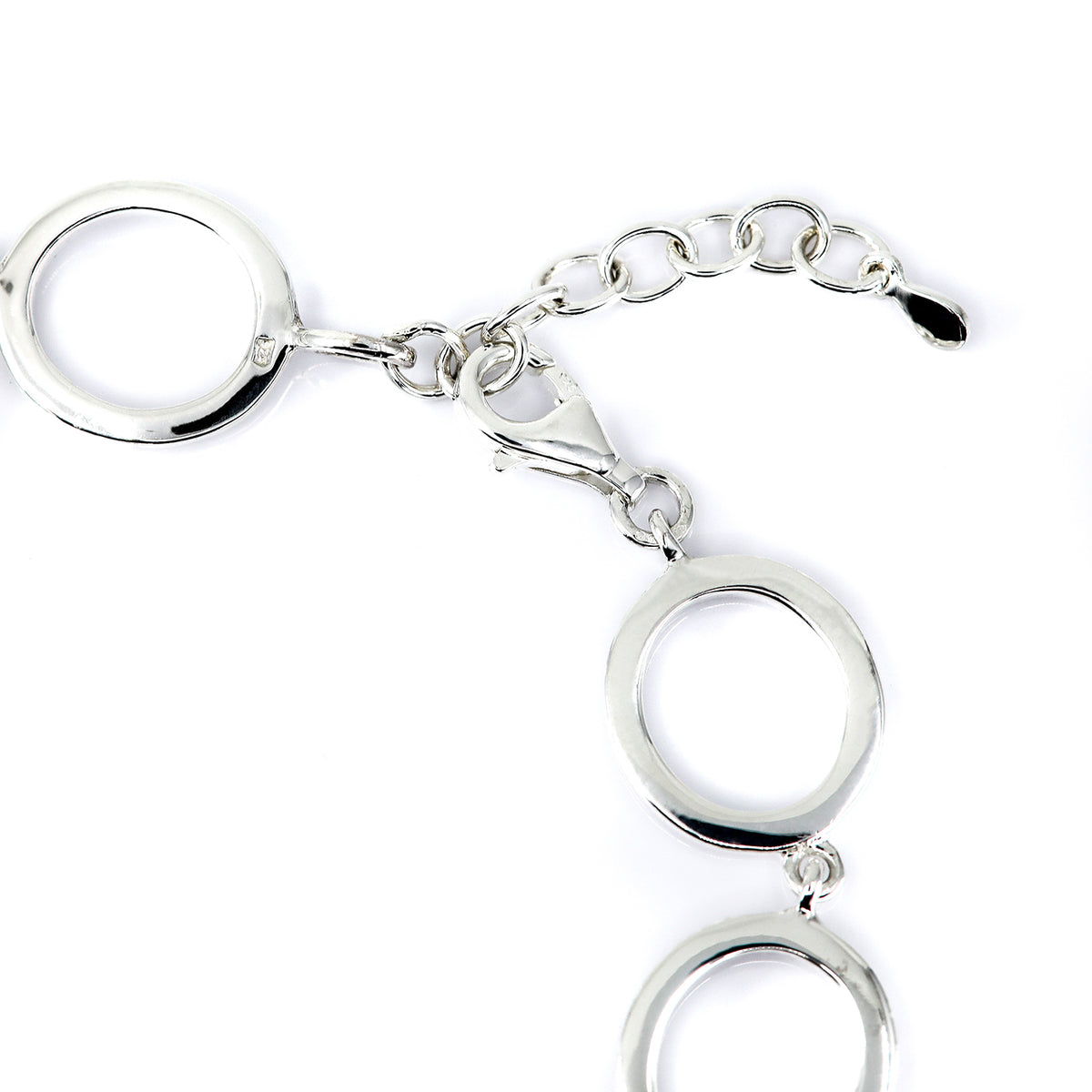 Lumi Sterling Silver Open Circle Bracelet