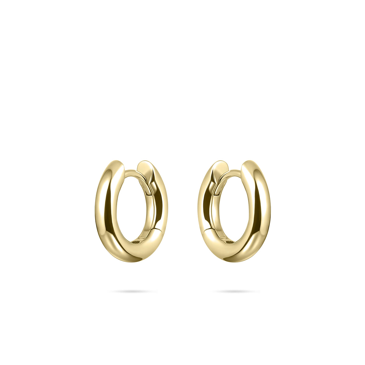 Gisser Bold Medium 15mm Hinged Hoop Earrings