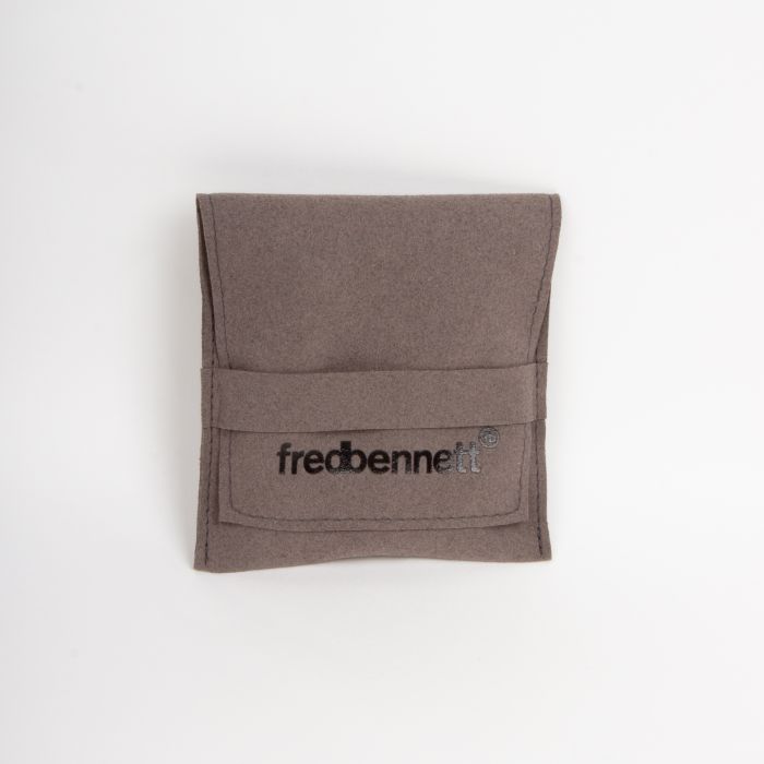 Fred Bennett Stainless Steel Black Brushed Curb Chain