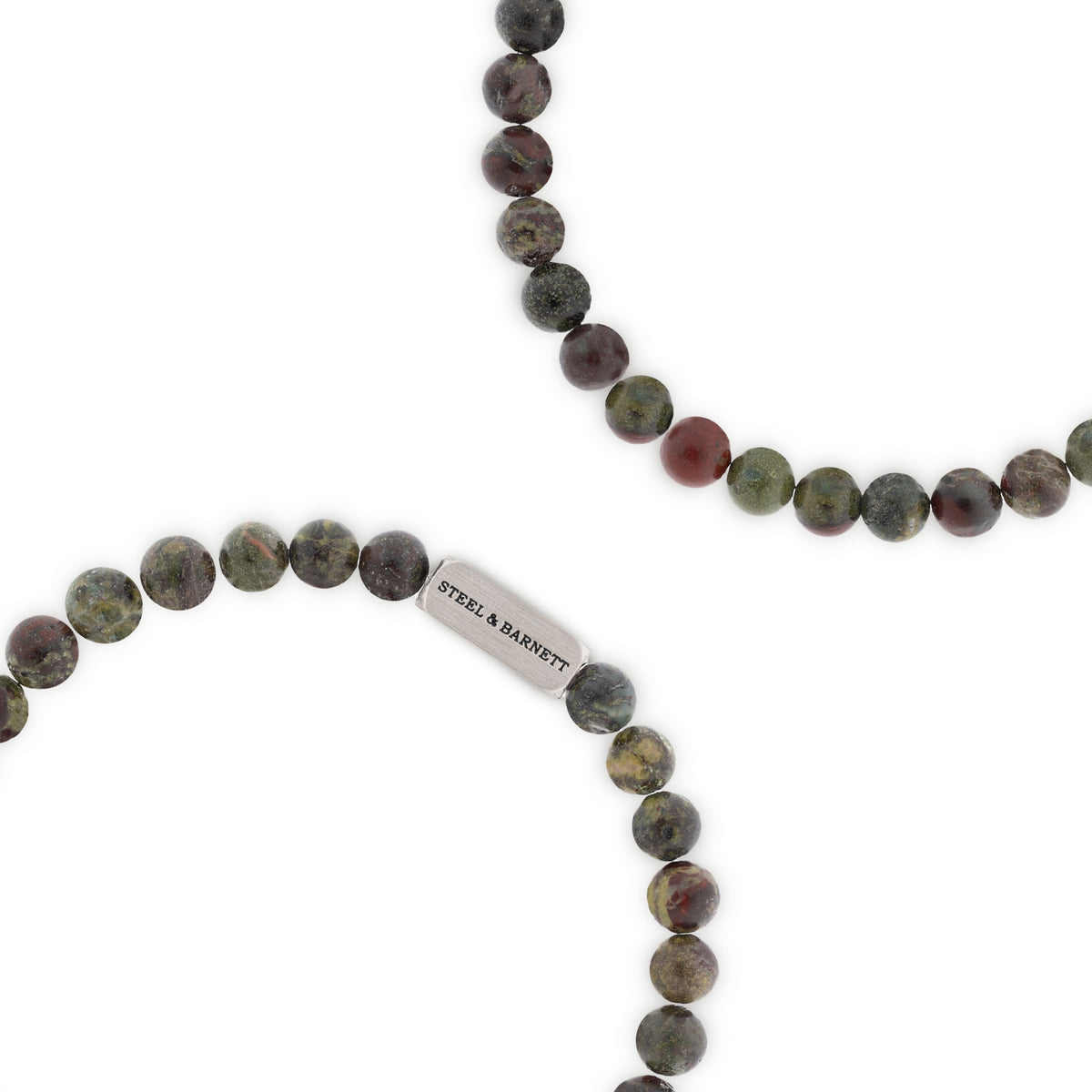 Steel & Barnett Natural Ned 6mm Dragon Blood Bead Bracelet - Small