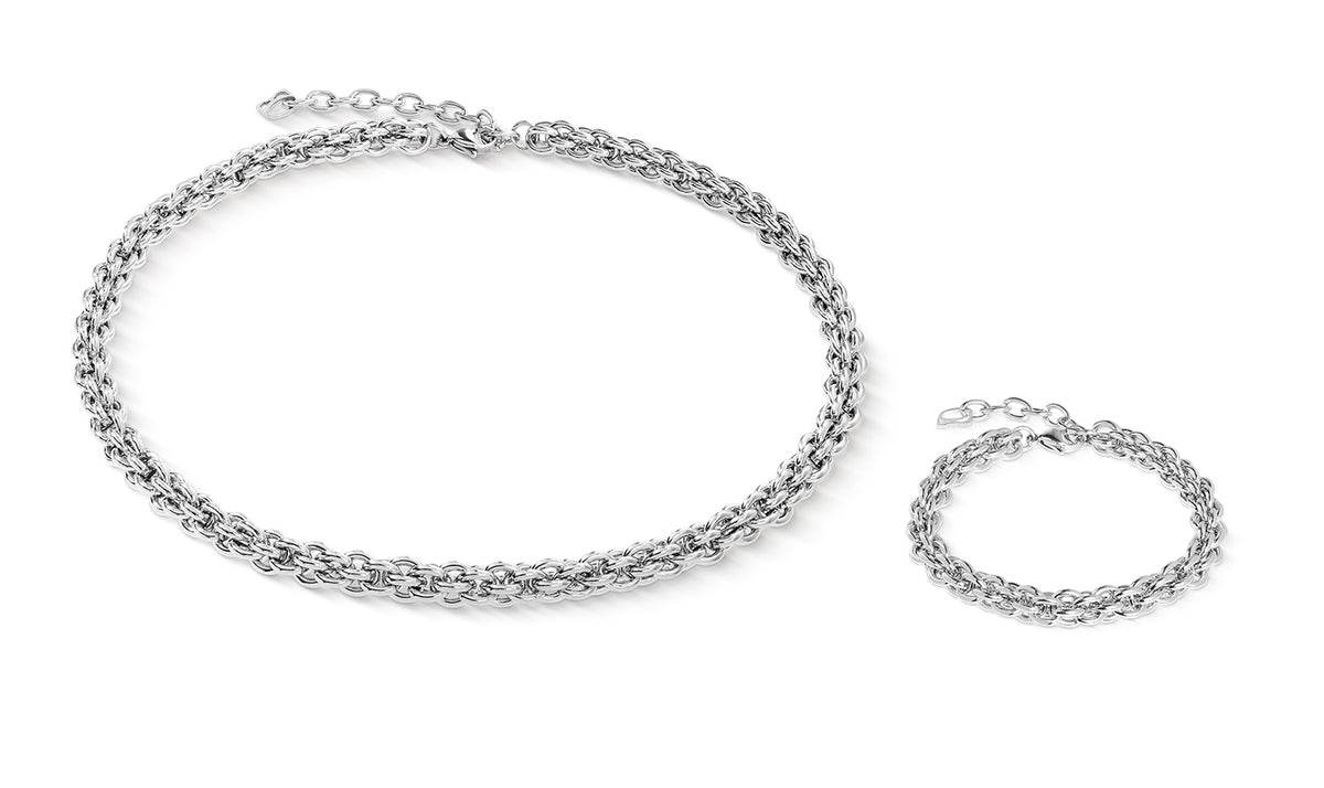 Coeur de Lion Mesh Style Chain Necklace