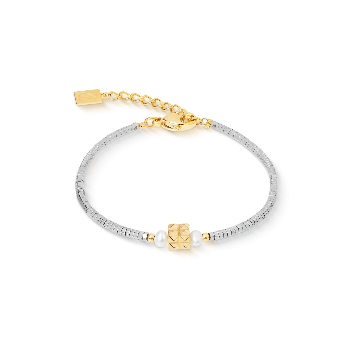 Coeur de Lion  Stainless Steel Gold plated Edge & Grace Bracelet