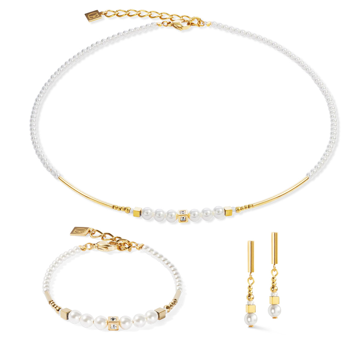 Coeur De Lion Shimmering White Princess Syn. Pearl Bracelet