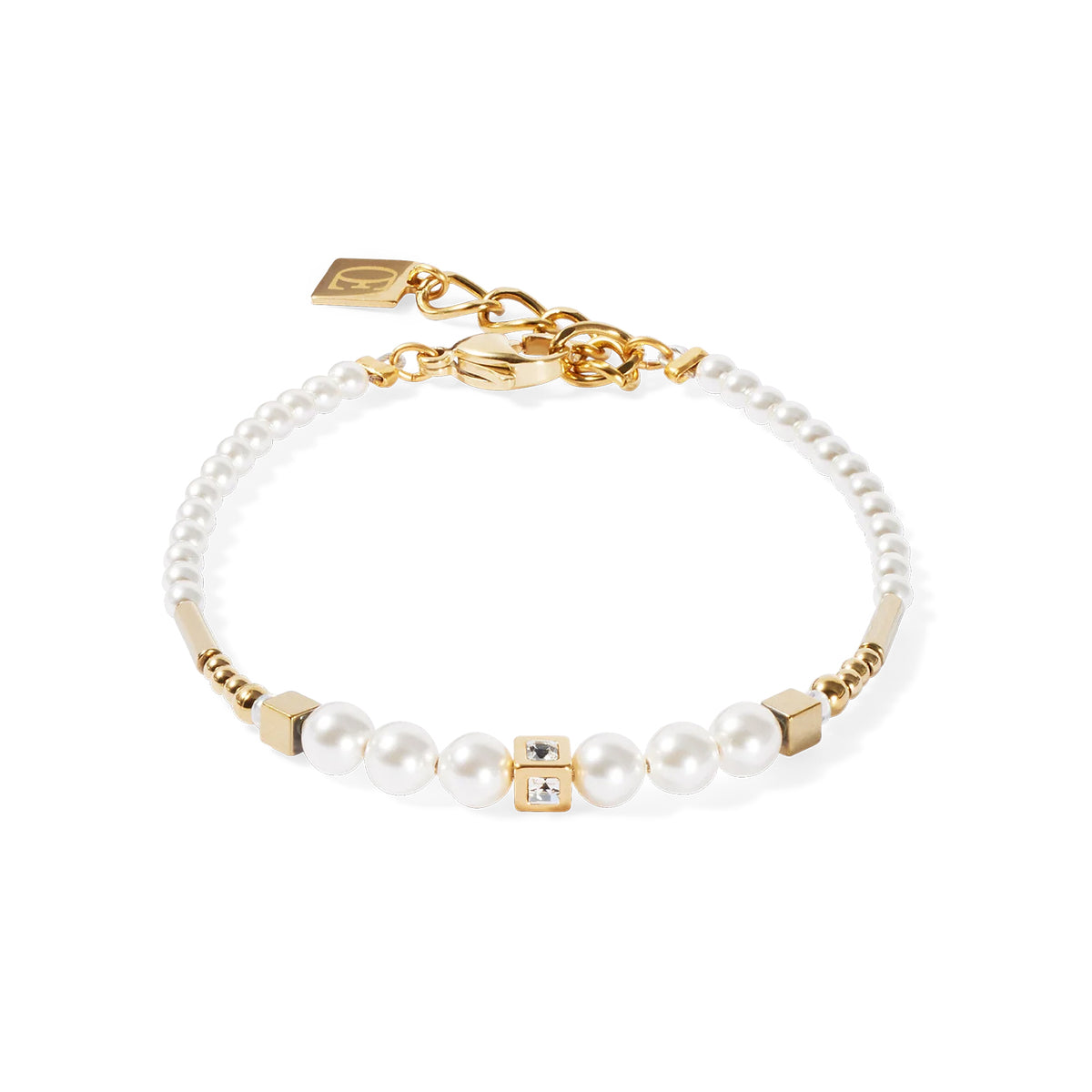 Coeur De Lion Shimmering White Princess Syn. Pearl Bracelet