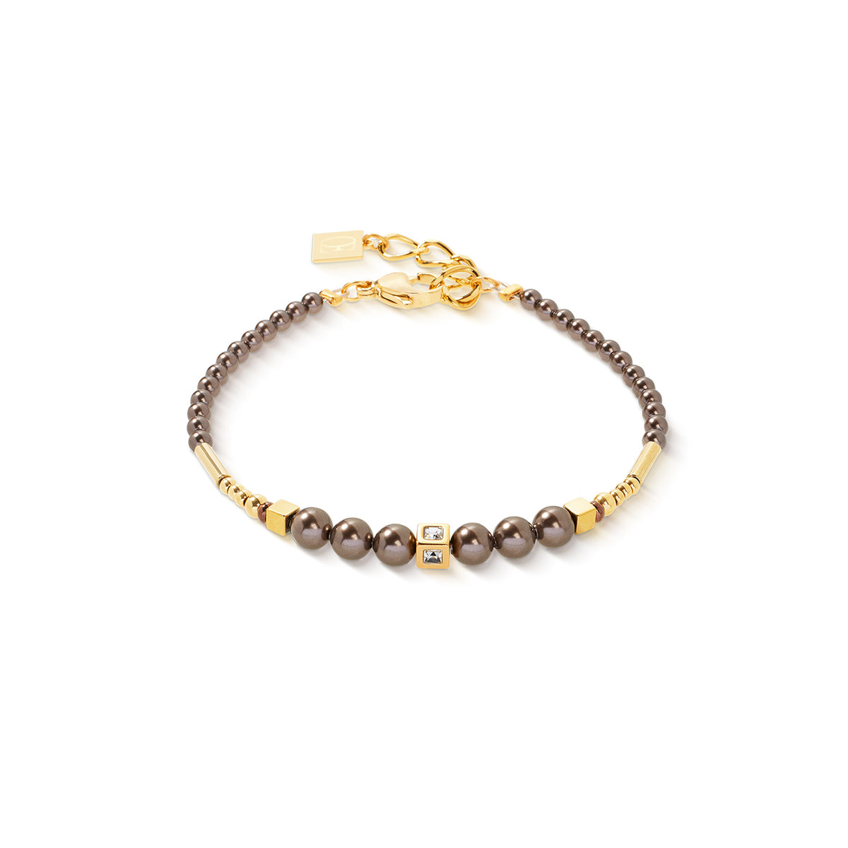 Coeur De Lion Shimmering Brown Princess Syn. Pearl Bracelet