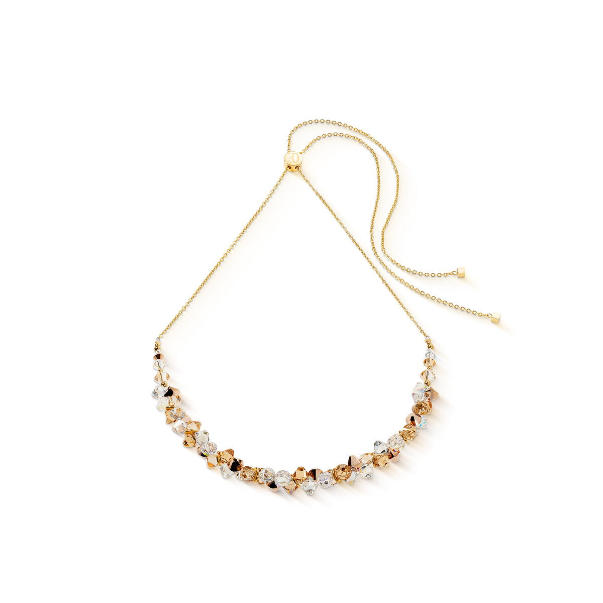 Coeur De Lion Dancing Crystals Beige Necklace