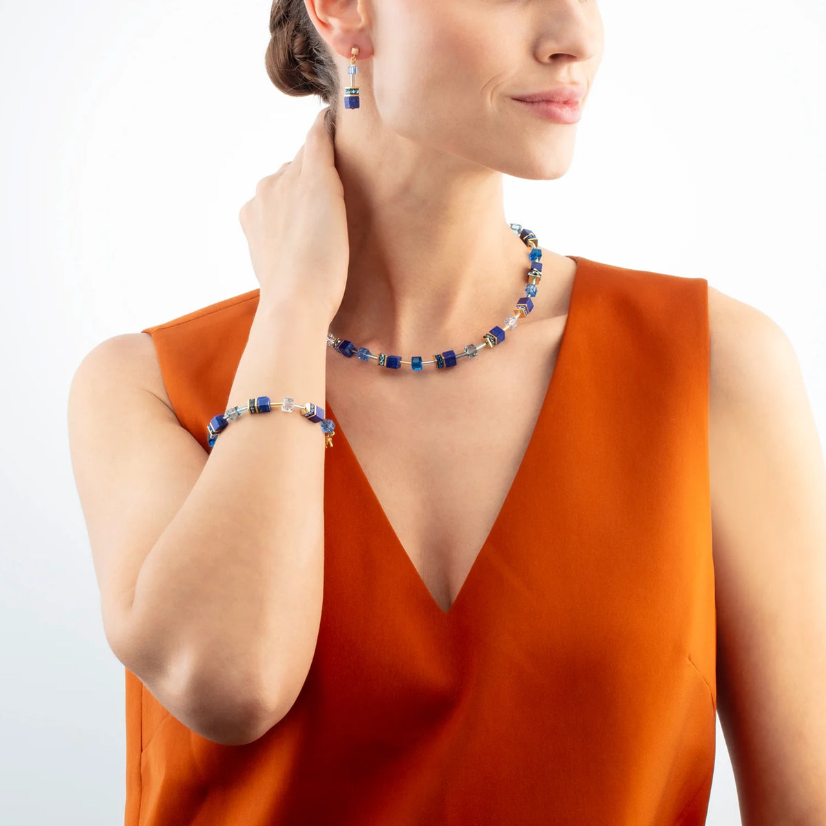 Coeur De Lion GeoCUBE® Iconic Precious Blue Bracelet