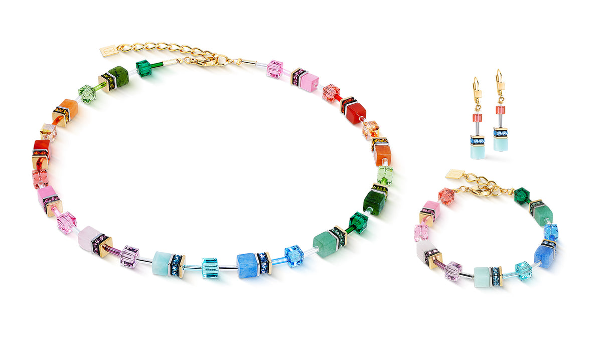 Coeur De Lion GeoCUBE® Iconic Precious Rainbow Bracelet