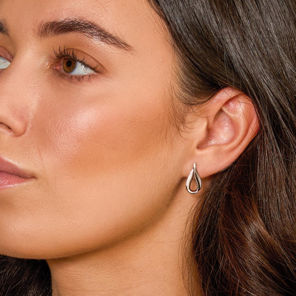 Kit Heath Serenity Loop Grande Stud Earrings