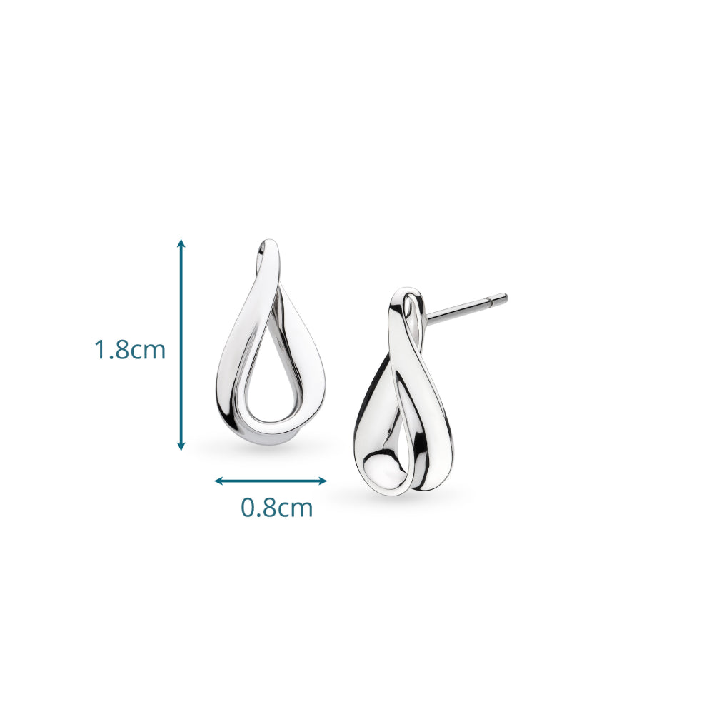 Kit Heath Serenity Loop Grande Stud Earrings