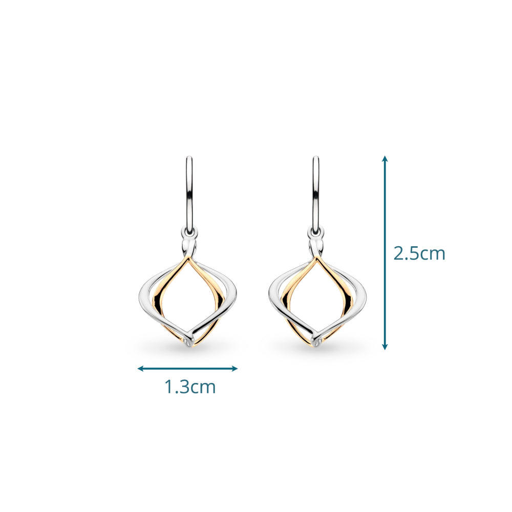 Kit Heath Alicia Golden Petite Drop Earrings