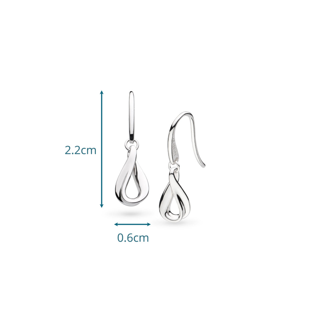 Kit Heath Serenity Loop Dainty Drop Earrings
