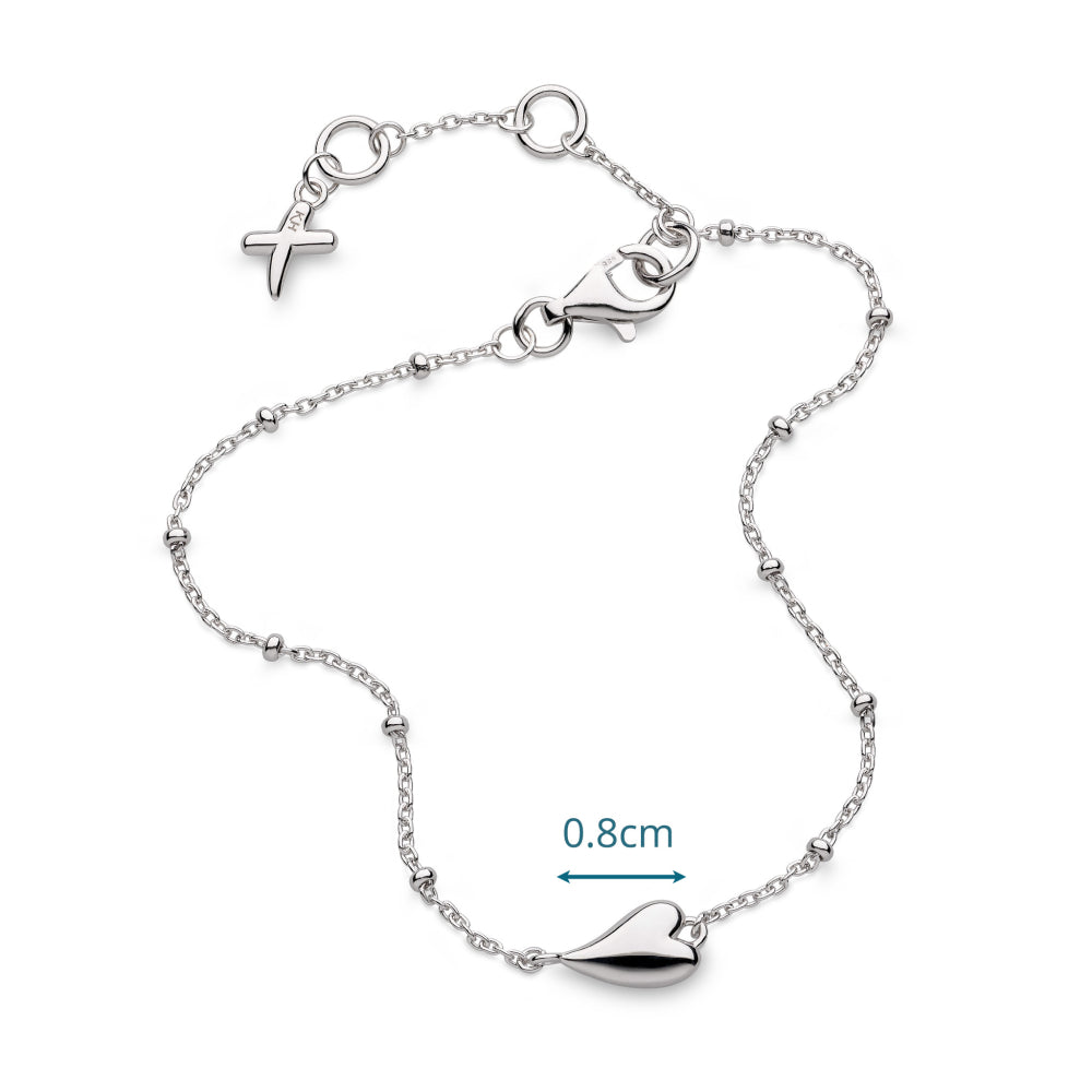 Kit Heath Desire Kiss Mini Heart Ball Chain Bracelet