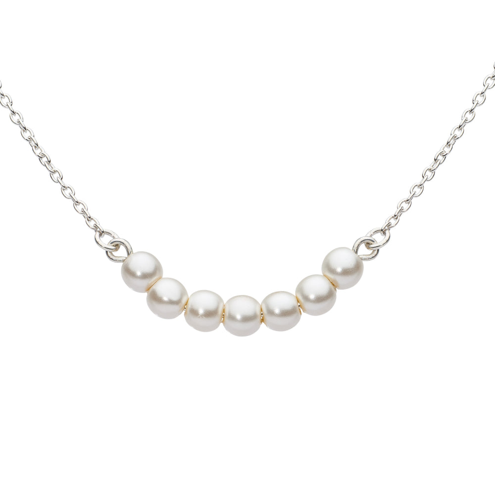 Dew Sterling Silver Shell Pearl Necklet