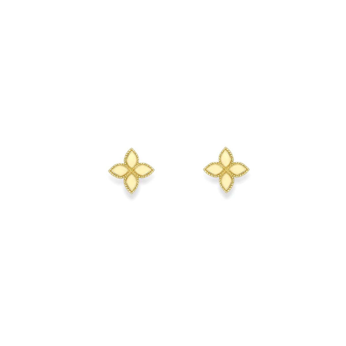 9ct Flower Shape Stud Earrings