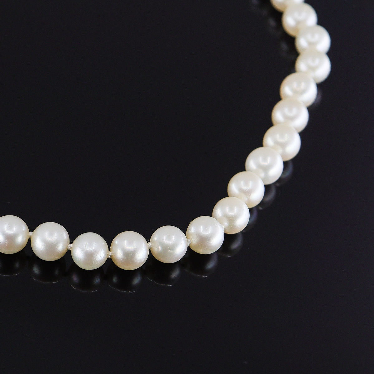 Pre-Owned 9ct Yellow Gold Cultured Pearl Necklace