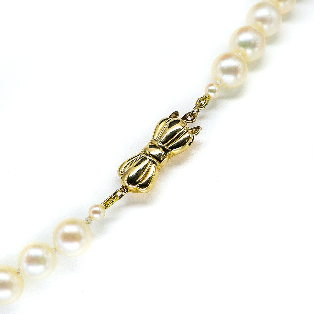 Pre-Owned 9ct Yellow Gold Cultured Pearl Necklace