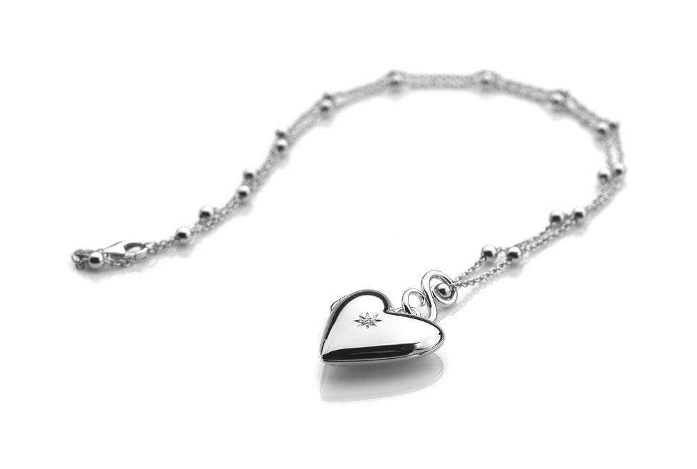 Hot Diamonds Sterling Silver Romantic Small Heart Locket