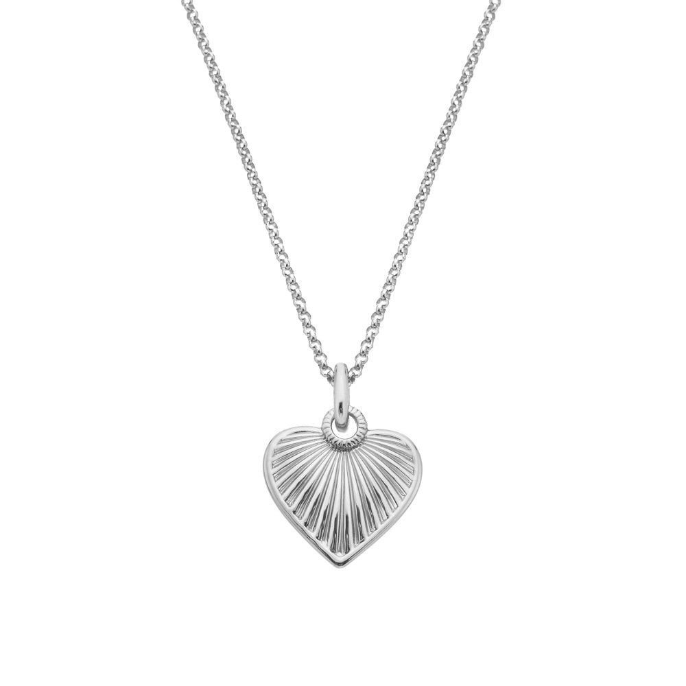 Hot Diamonds Sterling Silver Essence Heart Pendant & Chain