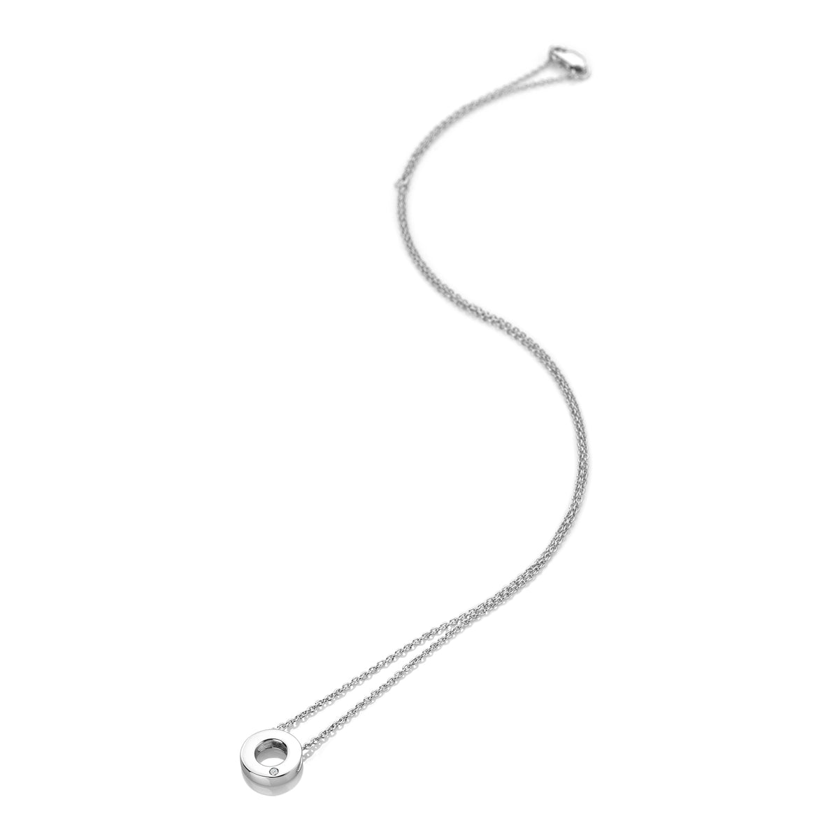 Hot Diamonds Sterling Silver Amulets Circle Pendant & Chain