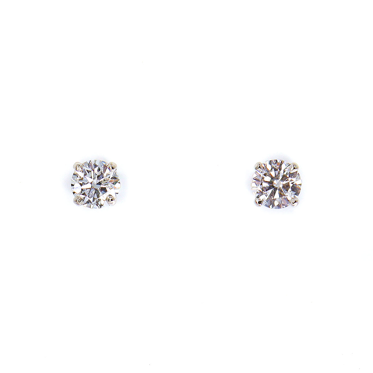 18ct White Gold 1.02ct TDW Lab Grown Diamond Solitaire Studs