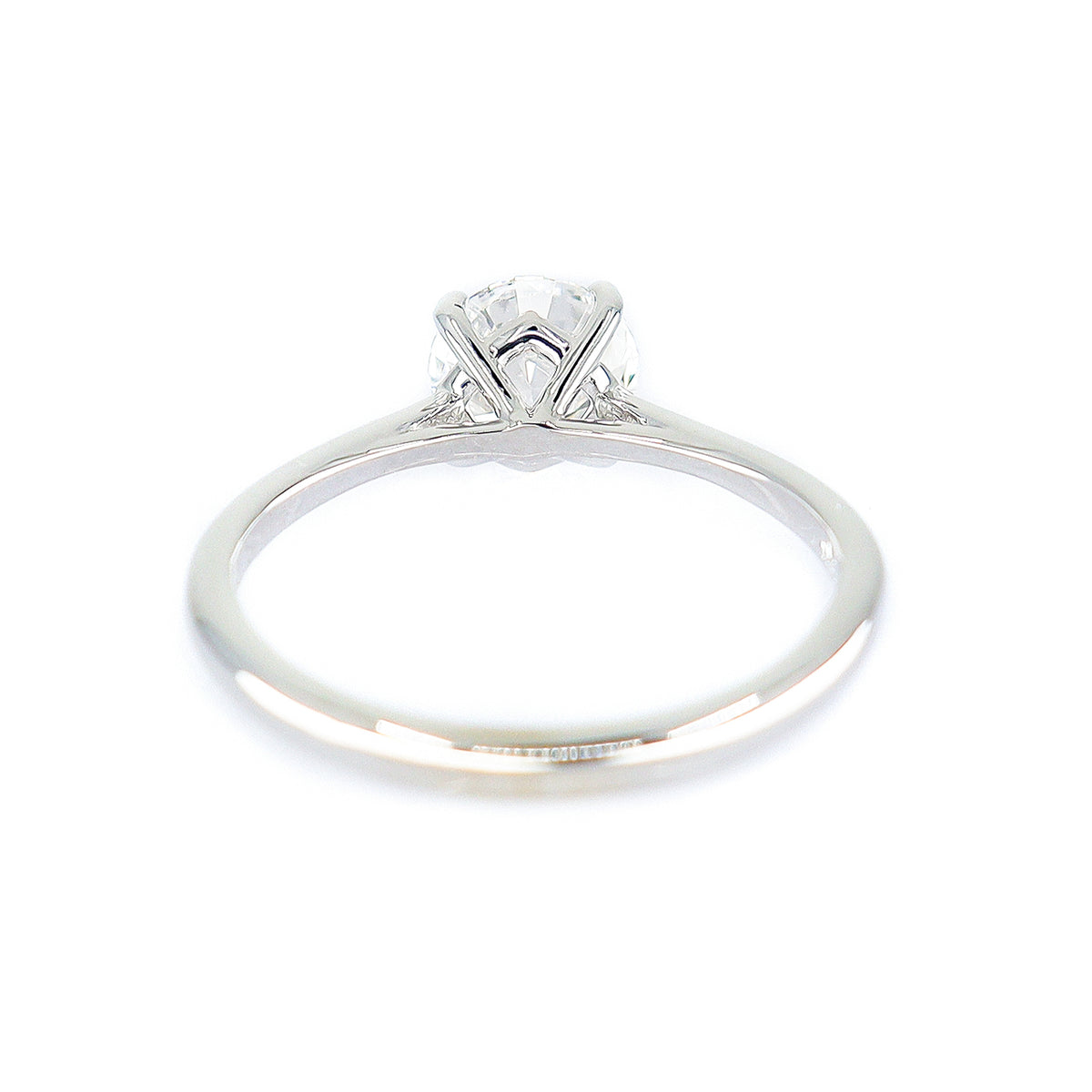 9ct White Gold 1.10ct Lab Grown Certificated Diamond Solitaire Ring