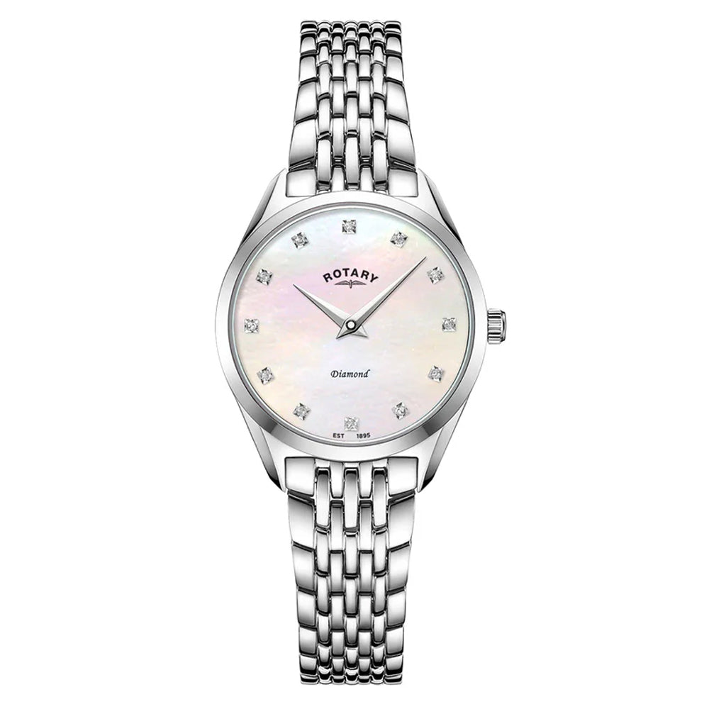 Rotary Ultra Slim Diamond Watch