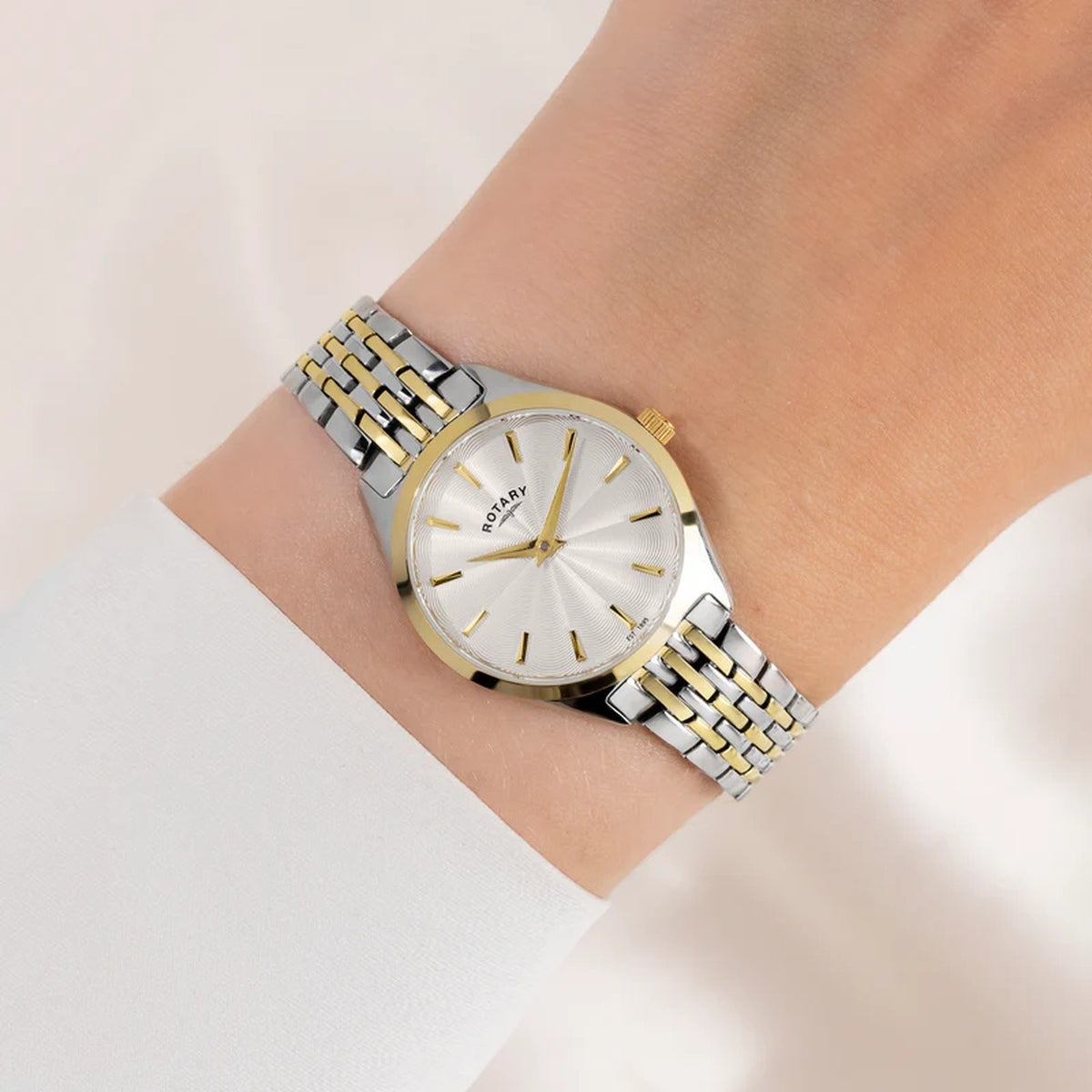 Rotary Two Tone Ultra Slim Watch