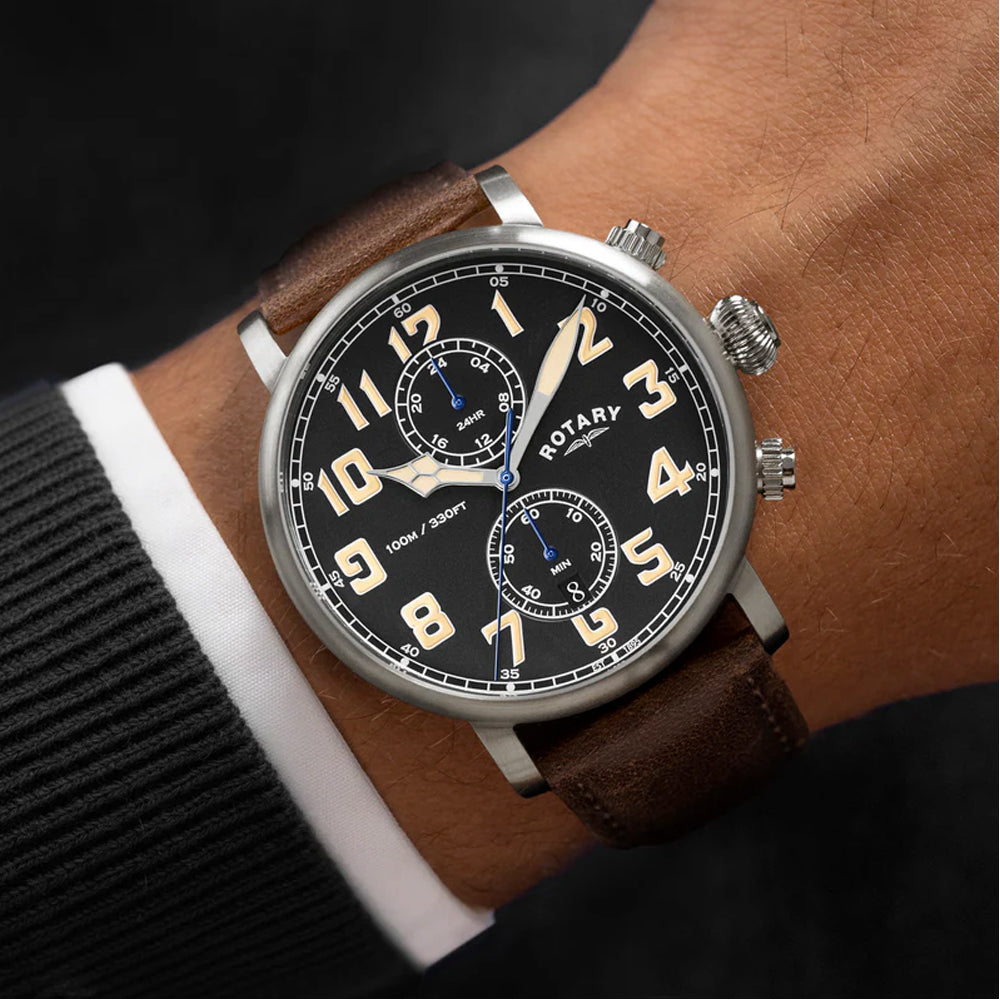Rotary Apex100 Pilot Watch