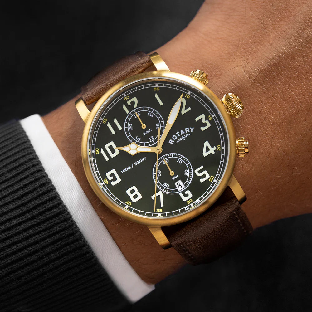 Rotary Apex100 Pilot Watch