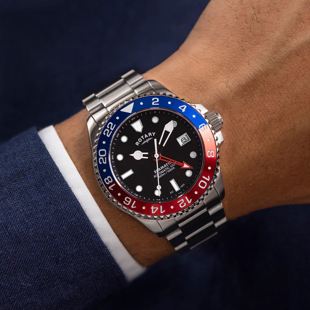 Rotary Seamatic 300 GMT Automatic Watch