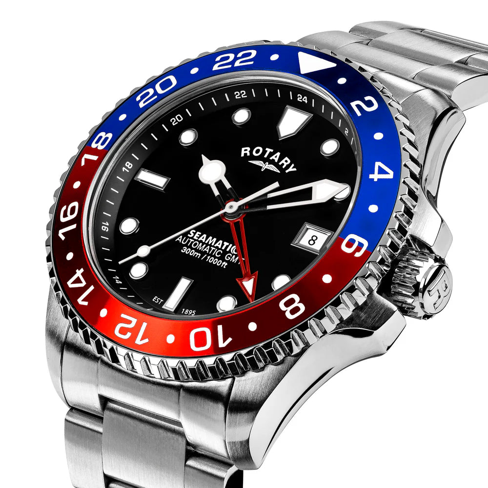 Rotary Seamatic 300 GMT Automatic Watch