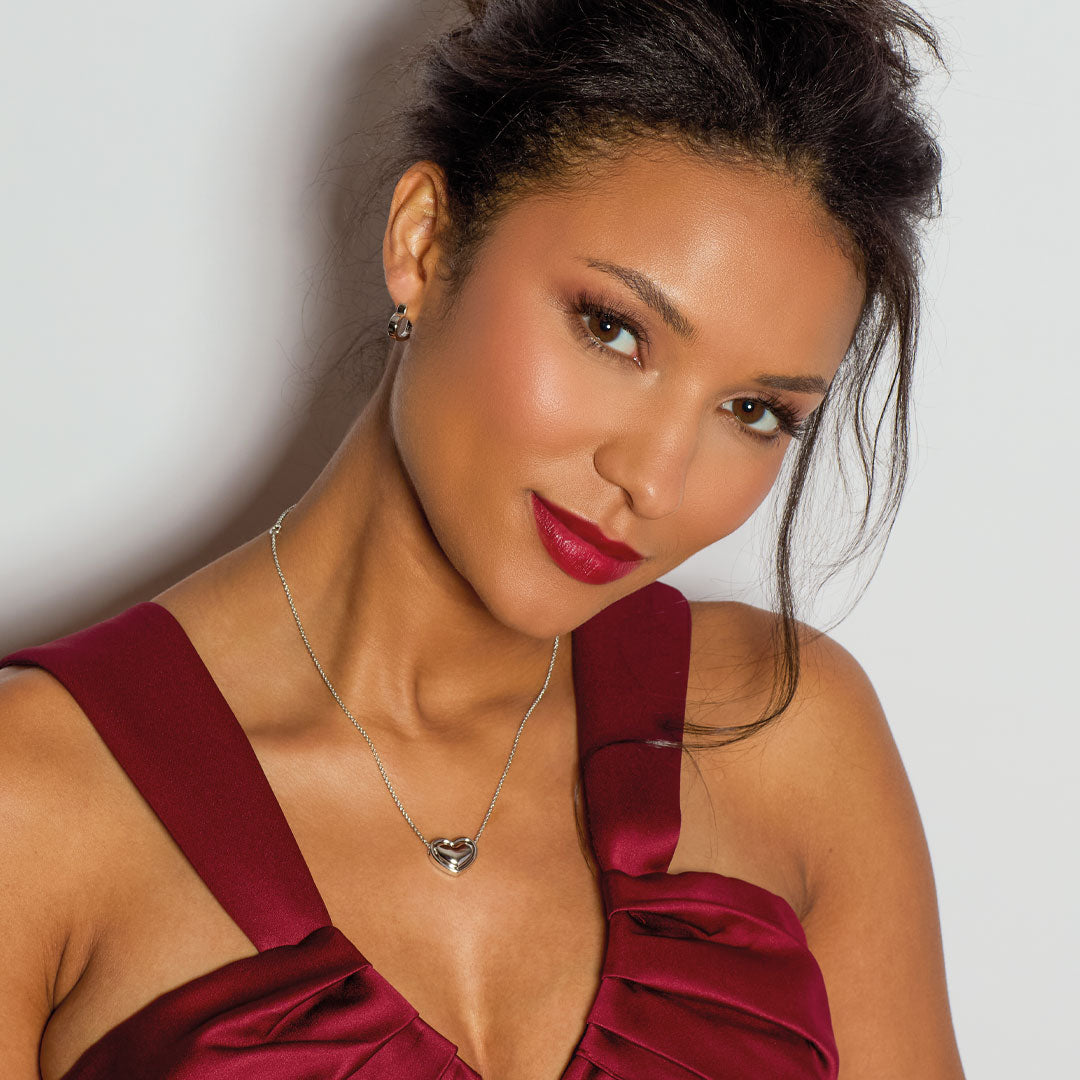 Kit Heath Love Silver Heart Necklace