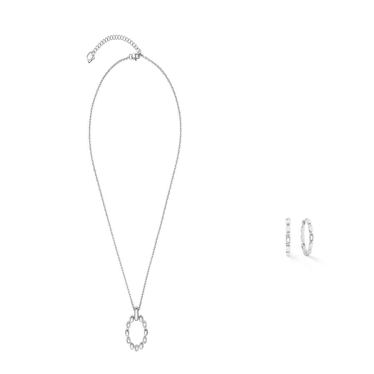 Coeur De Lion Soft Cube Circle Necklace