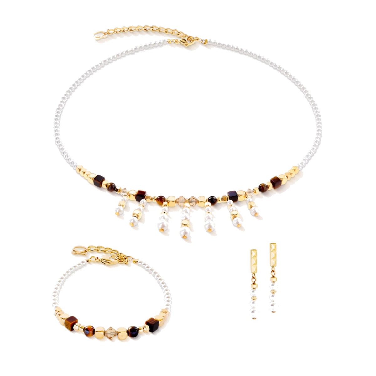 Coeur De Lion  Princess Sunray gold-brown Bracelets