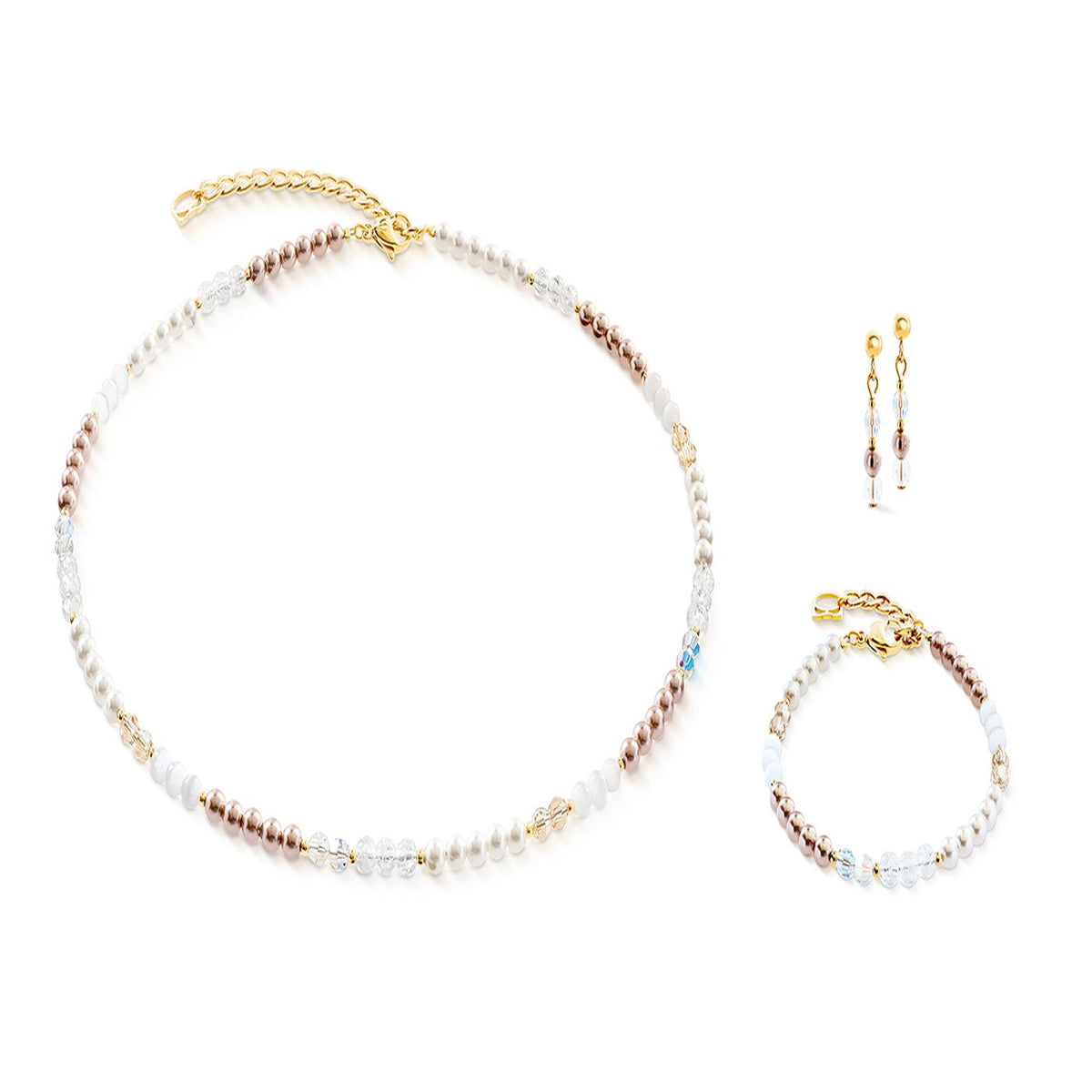 Coeur De Lion Princess Rhythm gold-blush Earrings