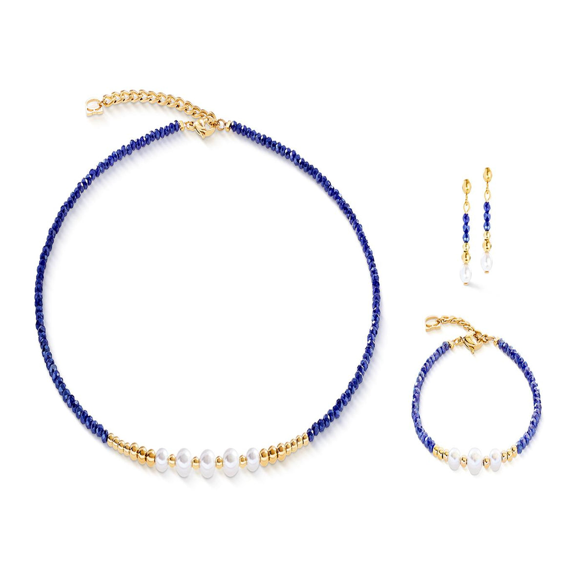 Coeur De Lion Pearl Line gold-blue