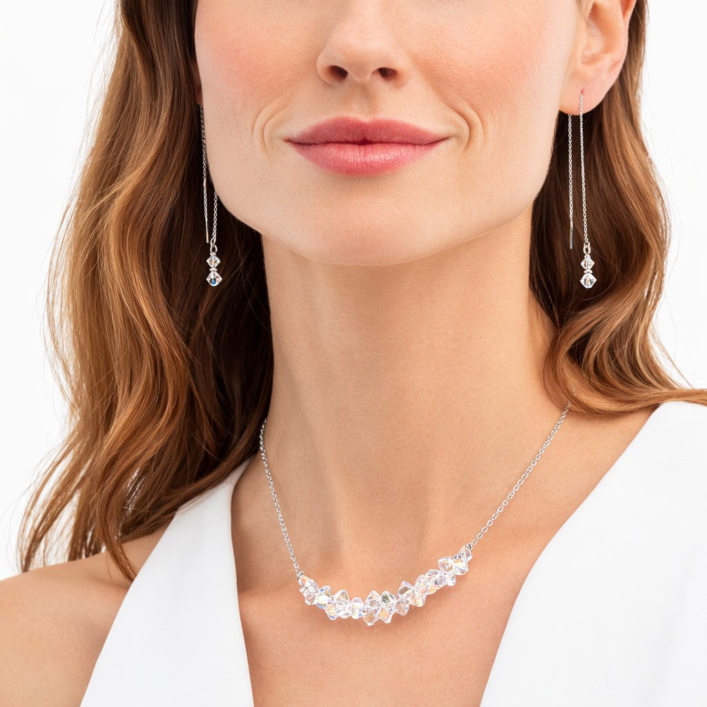 Coeur De Lion Dancing Crystals Pure silver-crystal Necklaces