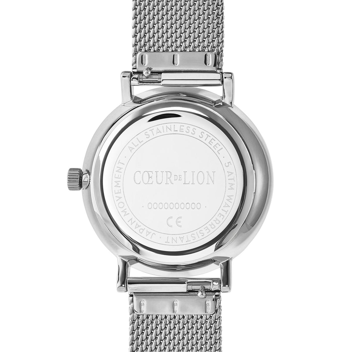 Coeur De Lion  Spark Sunray Transformative Teal Milanaise Silver Watch