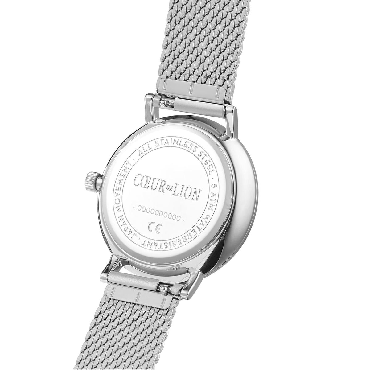 Coeur De Lion  Spark Sunray Transformative Teal Milanaise Silver Watch