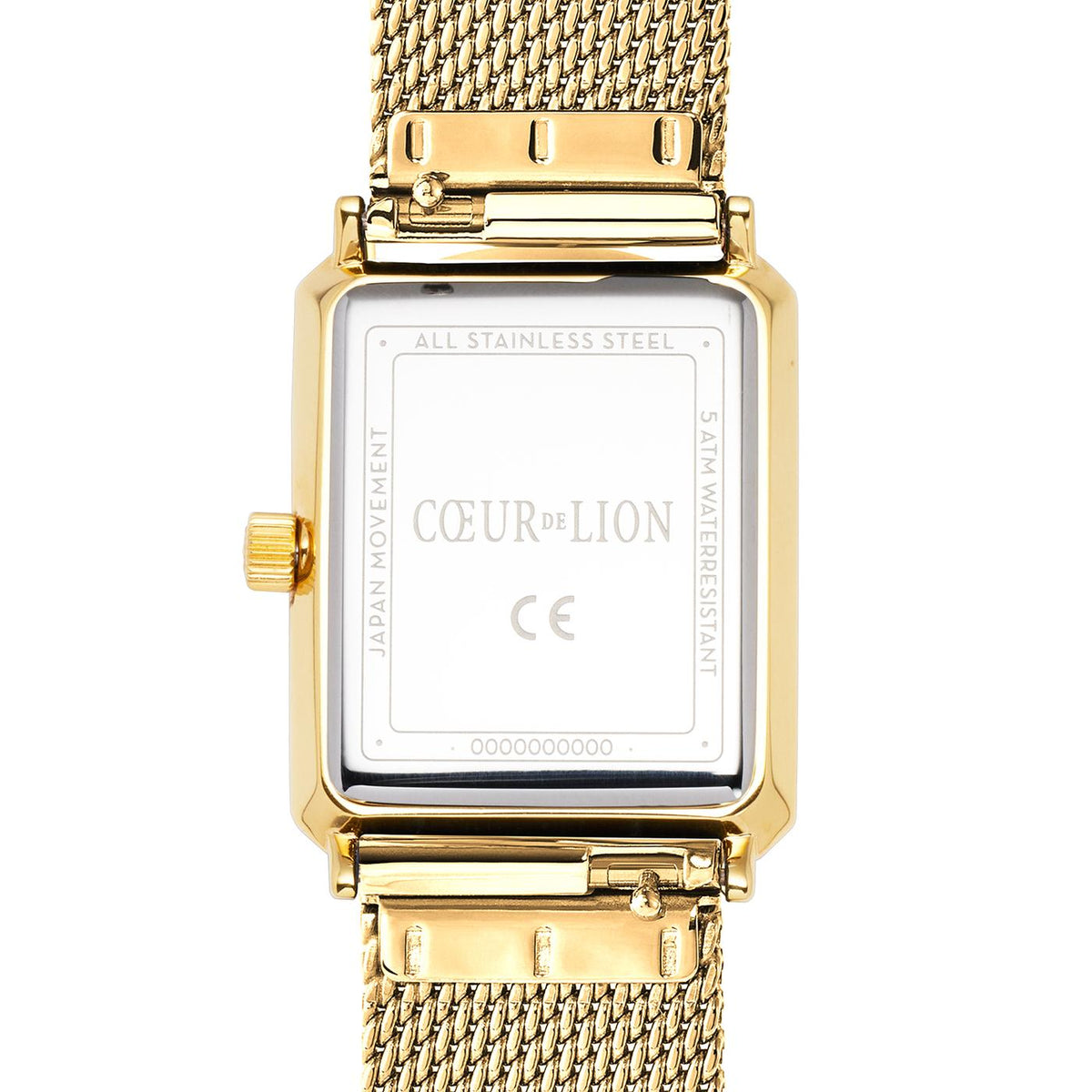 Coeur De Lion  Iconic Spikes Gold Milanaise Stainless Steel Gold