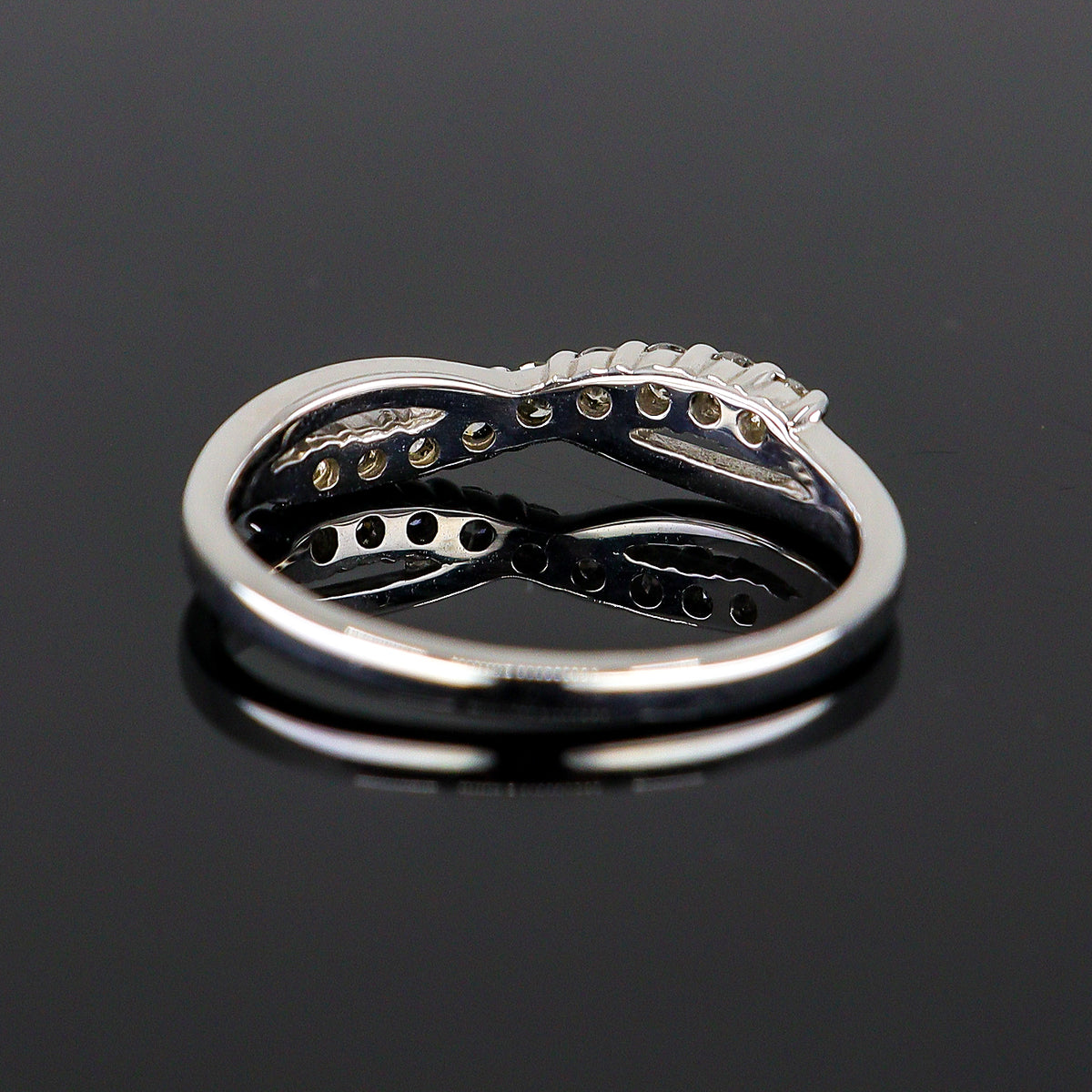 Pre-Owned 9ct White Gold Diamond Half Eternity Ring