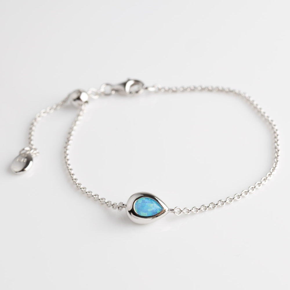 Kit Heath Coast Pebble Blue Opal Slider Bracelet 7''