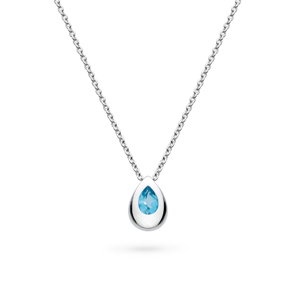 Kit Heath Coast Pebble Swiss Blue Topaz Necklace