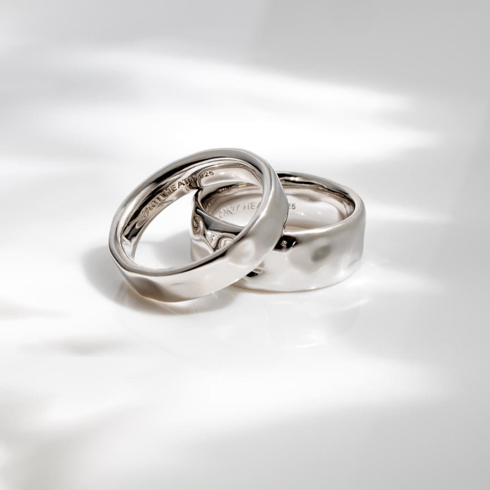 Kit Heath Mirage Reflect 8mm Wide Band Ring