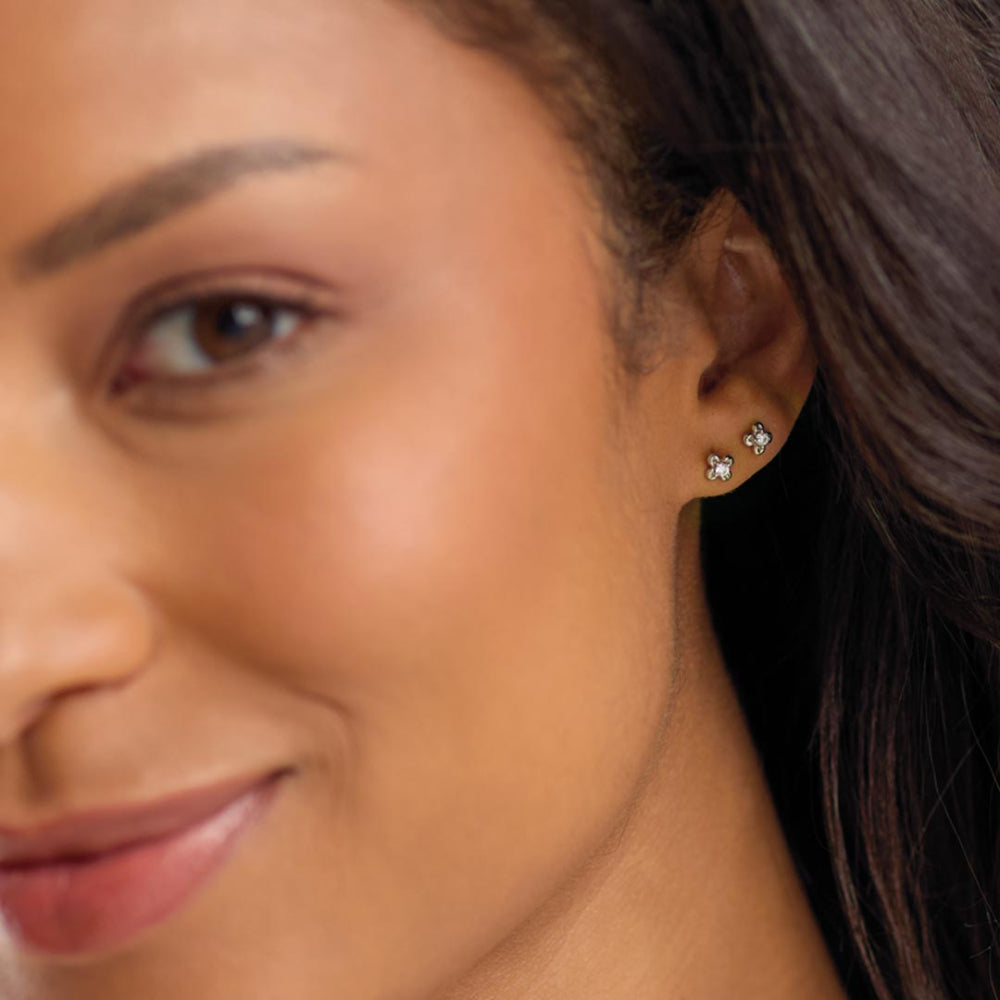 Kit Heath Blossom Flyte Honey Flower Glitz Stud Earrings