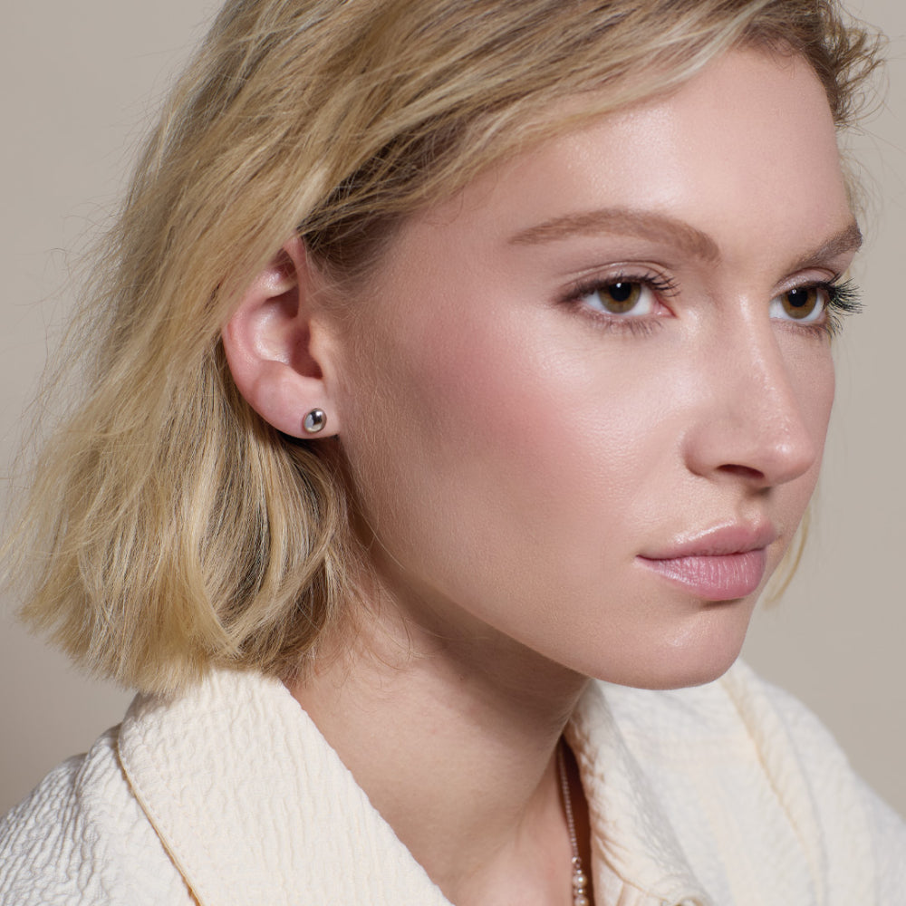 Kit Heath Coast Tumble Domed Stud Earrings